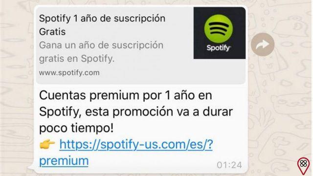 Spotify premium gratis peligroso