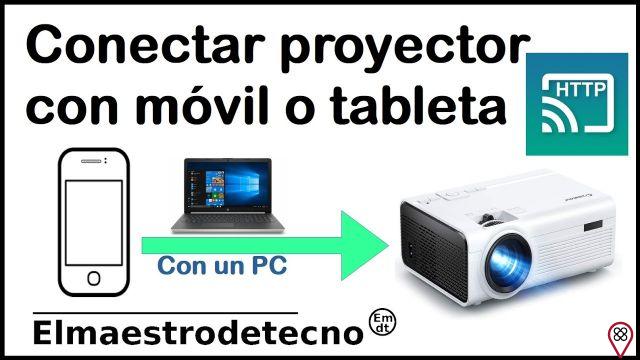 Conectar movil a proyector